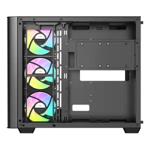 Корпус для комп'ютера IOTA C70 BK CURVE ARGB DIGITAL (IOTA-C70-BKD400CD-GL) OCYPUS UA