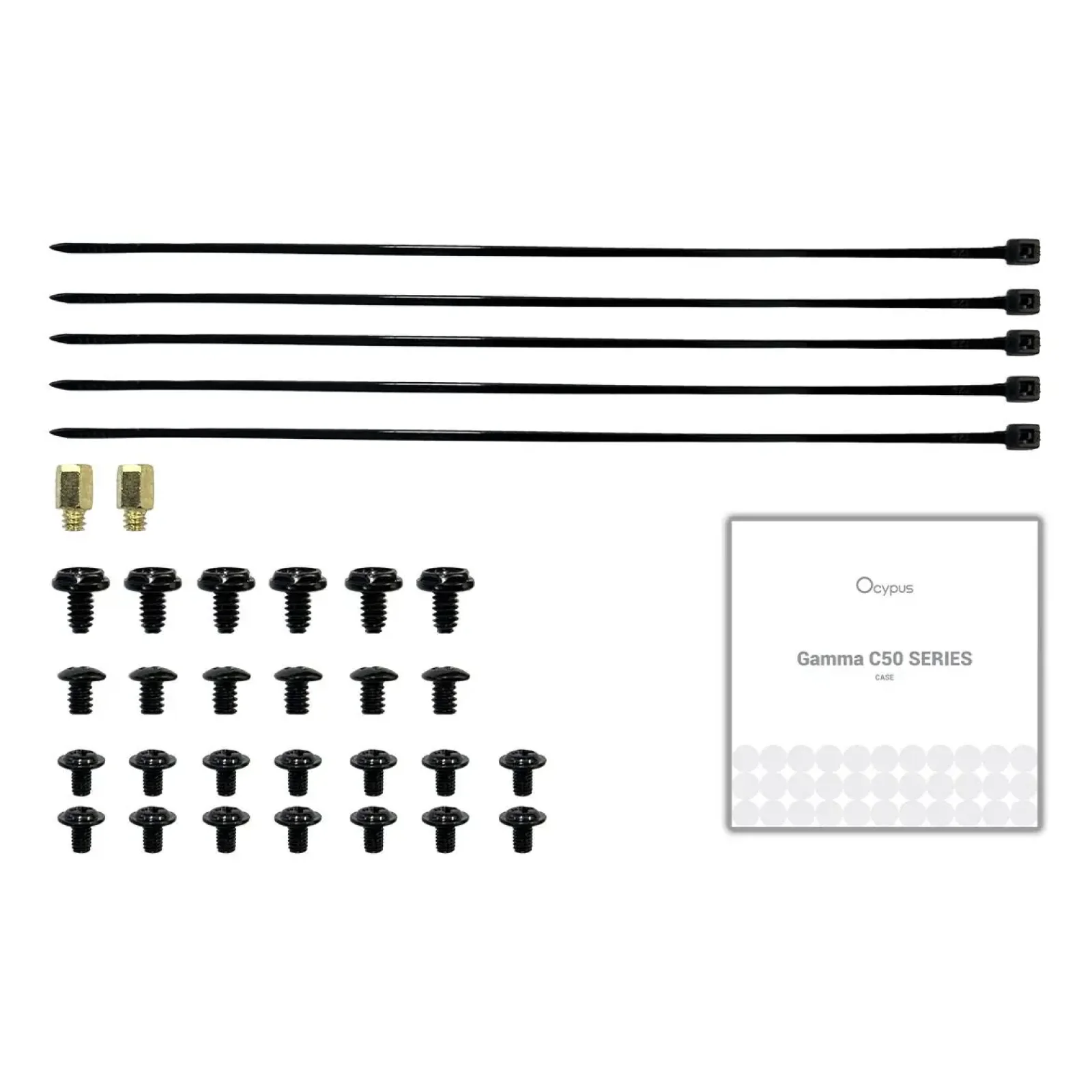 Корпус для комп'ютера MATX W/O PSU GAMMA C50 BK ARGB (GAMMA-C50-BKG400XX-GL) OCYPUS UA