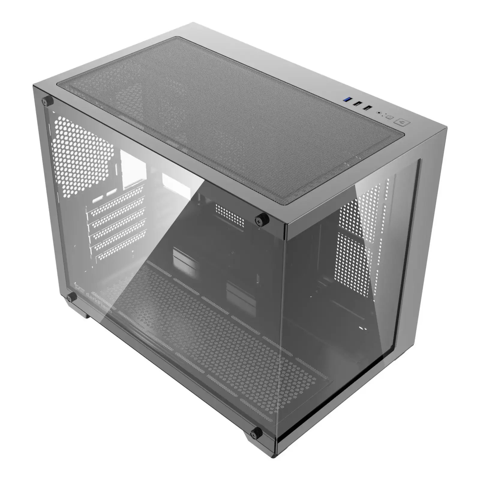 Корпус для комп'ютера DARK FLASH B275 PRO mATX без блока живлення, чорний (B275 PRO BLACK) UA