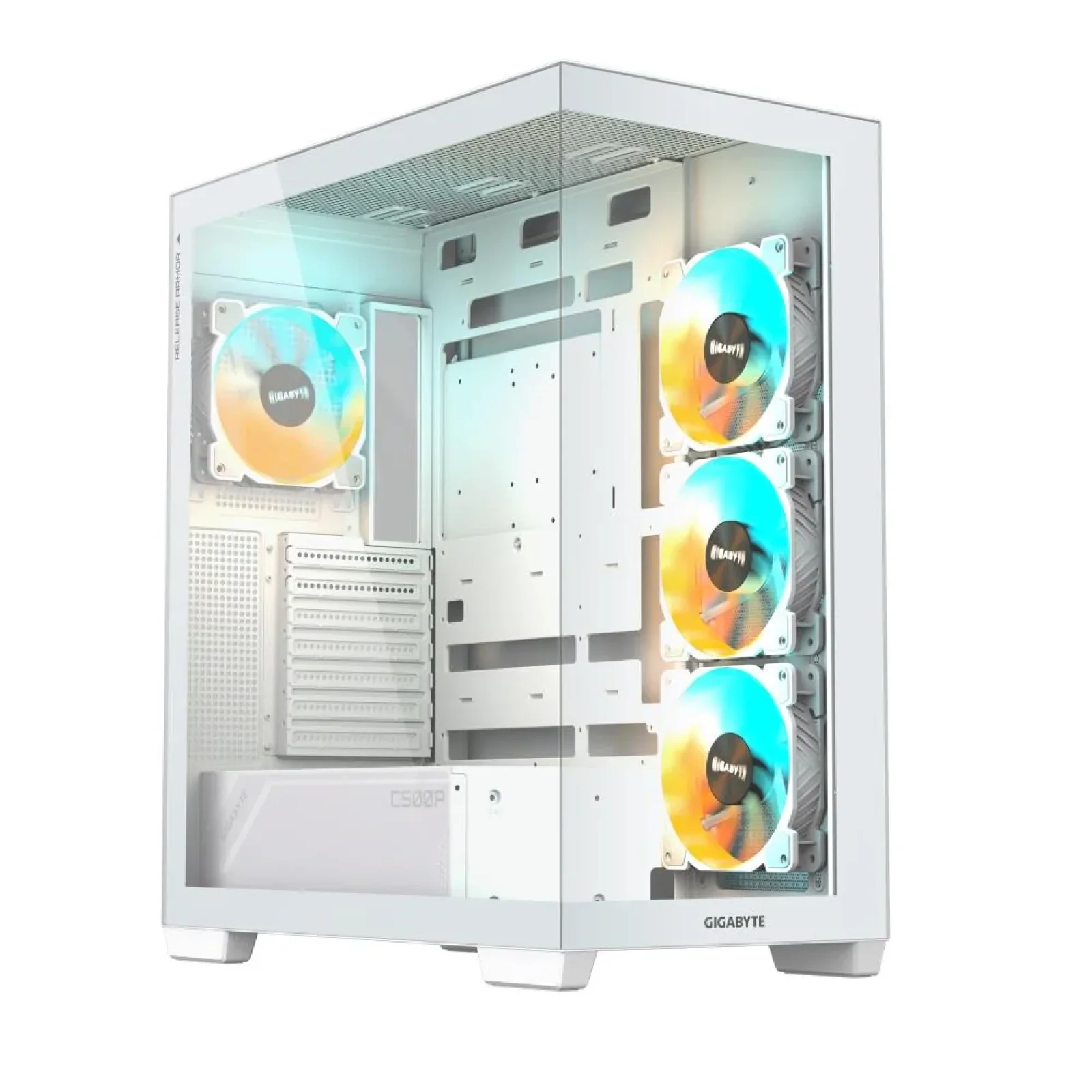 Корпус ATX W/O PSU GB-C500PI ST WHITE GIGABYTE UA