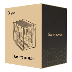 Корпус для комп'ютера ATX W/O PSU IOTA C70 BK ARGB (IOTA-C70-BKD600XX-GL) OCYPUS UA