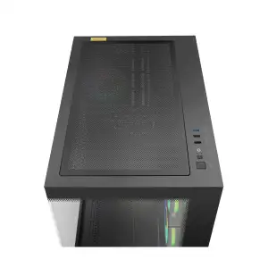 Корпус для комп'ютера MATX W/O PSU GAMMA C54 ARGB чорний (GAMMA-C54-BKD300XX-GL) OCYPUS UA