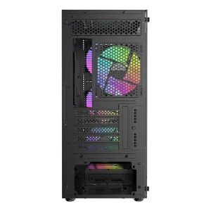 Корпус для комп'ютера MATX W/O PSU GAMMA C50 BK ARGB (GAMMA-C50-BKG400XX-GL) OCYPUS UA