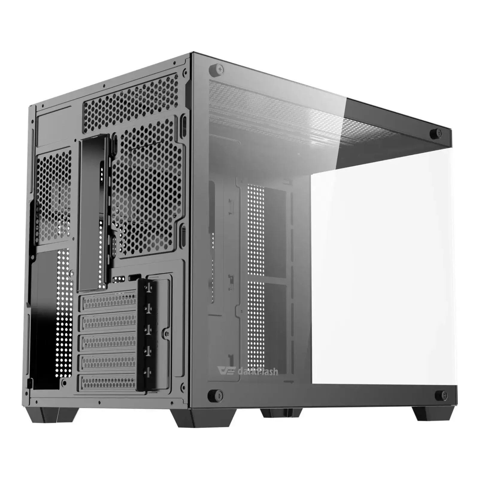 Корпус для комп'ютера DARK FLASH B275 PRO mATX без блока живлення, чорний (B275 PRO BLACK) UA