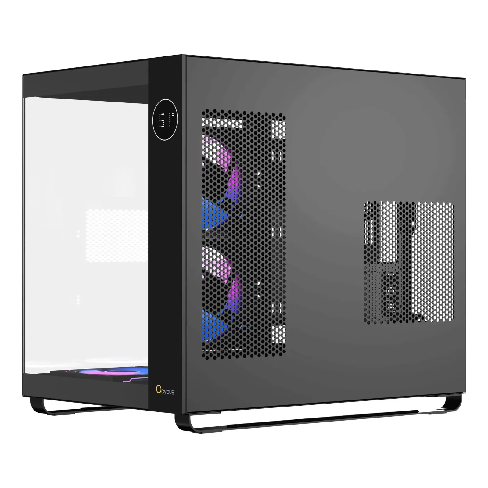 Корпус для комп'ютера ATX W/O PSU IOTA C70 BK ARGB (IOTA-C70-BKD600XX-GL) OCYPUS UA