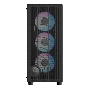 Корпус для комп'ютера ATX W/O PSU GAMMA C70 BK ARGB (GAMMA-C70-BKG400XX-GL) OCYPUS UA