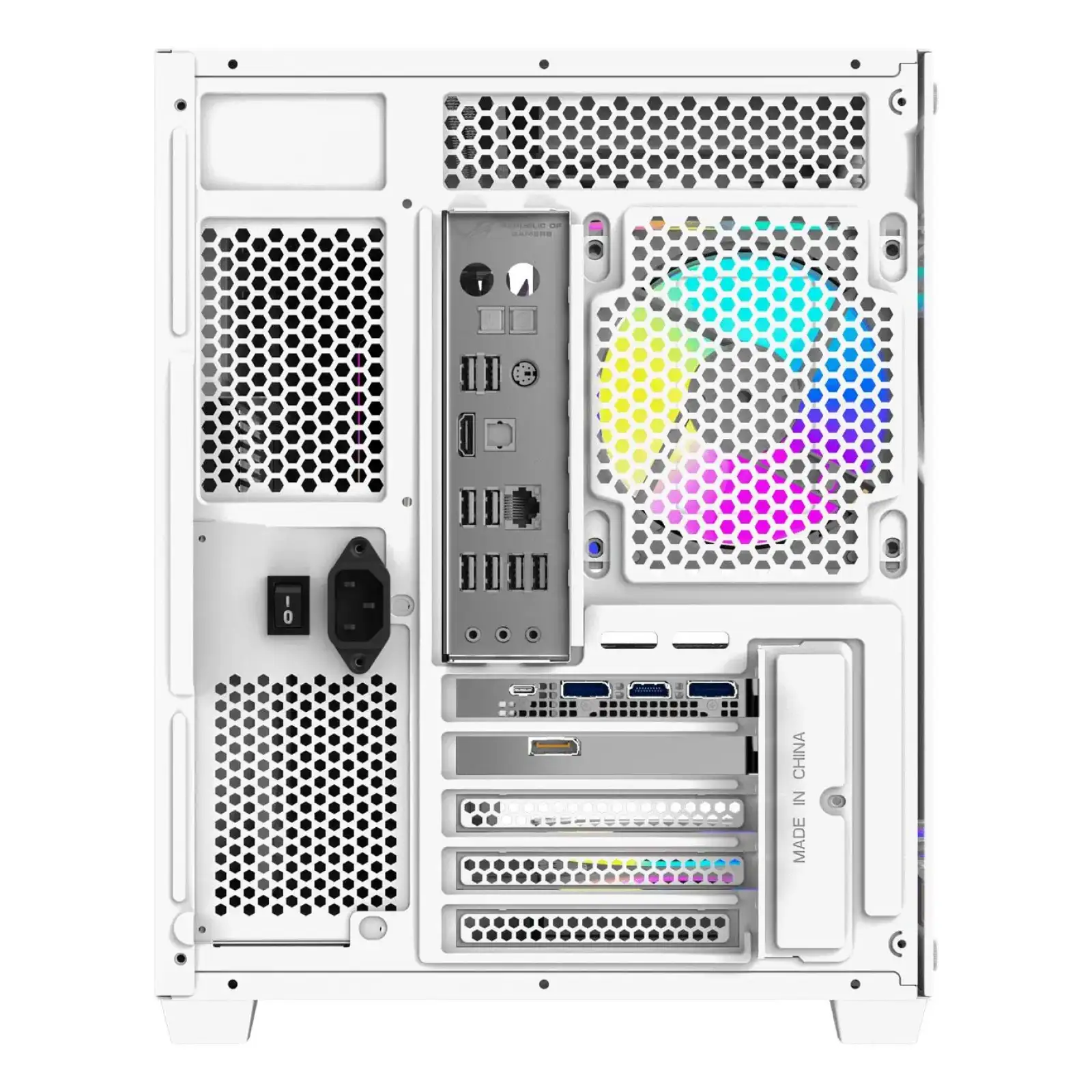 Корпус для комп'ютера DARK FLASH B275 PRO mATX без блока живлення, білий (B275 PRO WHITE) UA