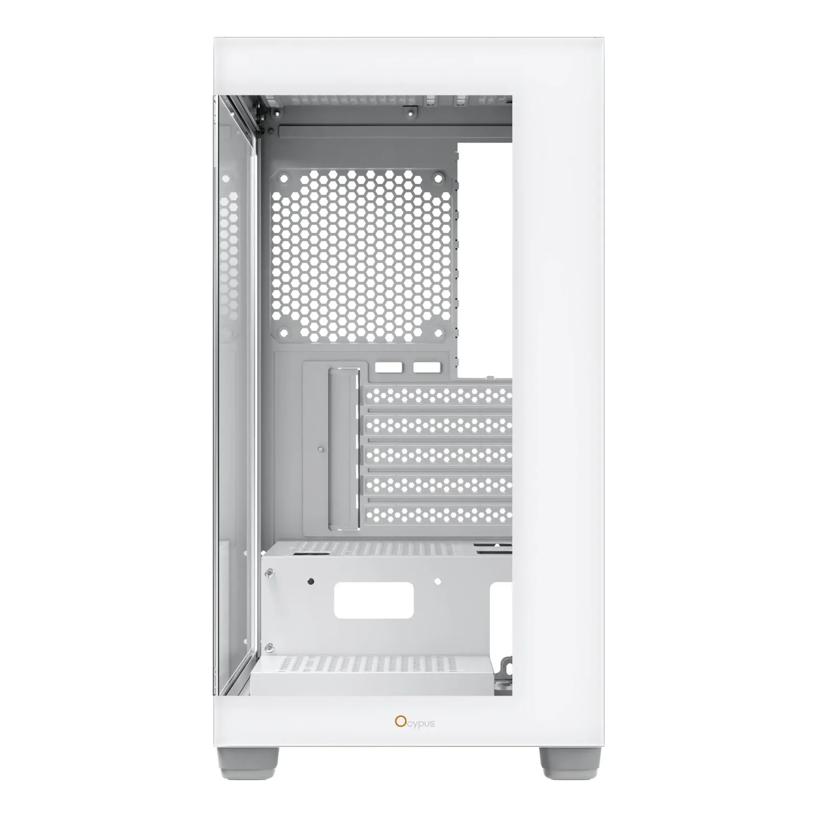 Корпус для комп'ютера MATX W/O PSU GAMMA C52 WH (GAMMA-C52-WHD000XX-GL) OCYPUS UA