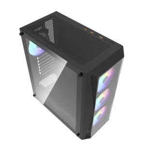 Корпус для комп'ютера DARK FLASH ATX без блока живлення DK352 PLUS чорний (DK352 PLUS BLACK) UA