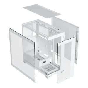 Корпус для комп'ютера ATX W/O PSU GAMMA C72 WH ARGB (GAMMA-C72-WHD400XX-GL) OCYPUS UA