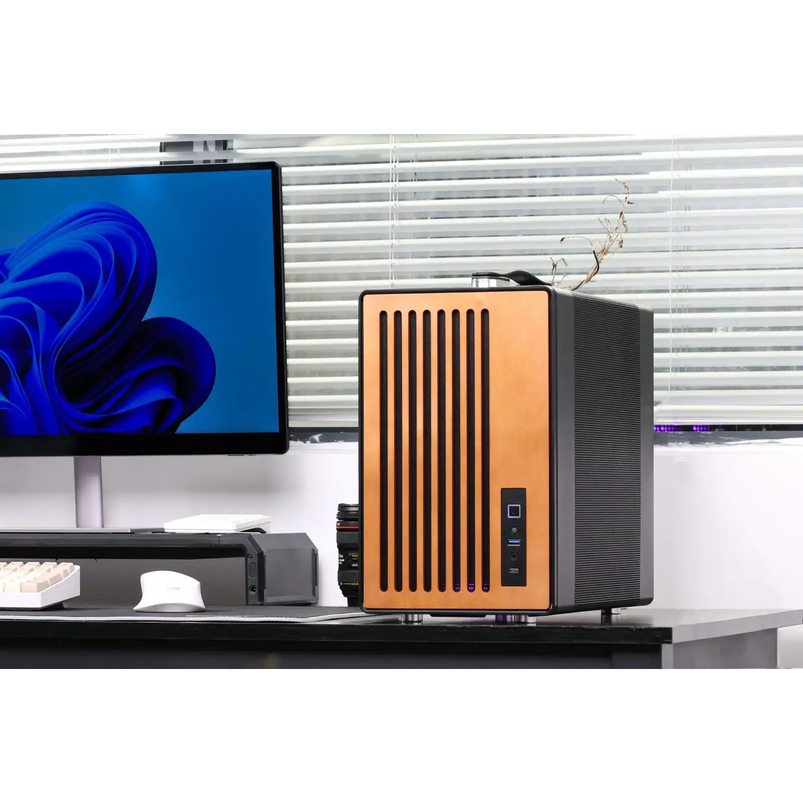 Корпус для комп'ютера DARK FLASH WD200 mATX без блока живлення, чорний (WD200 BLACK) UA