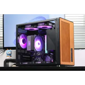 Корпус для комп'ютера DARK FLASH WD200 mATX без блока живлення, чорний (WD200 BLACK) UA