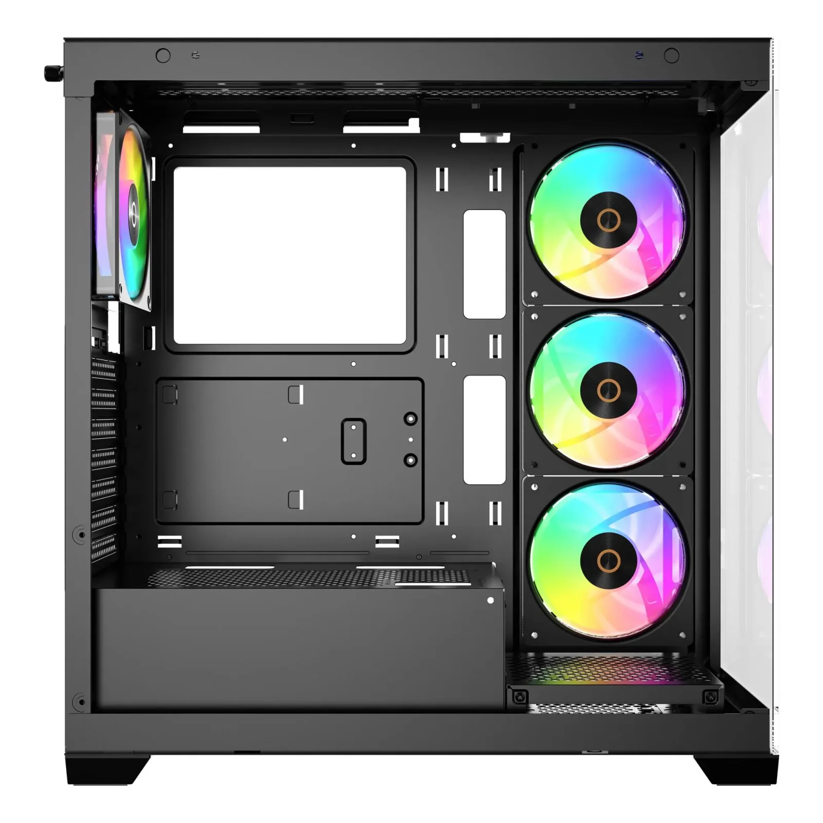 Корпус для комп'ютера ATX W/O PSU GAMMA C72 BK ARGB (GAMMA-C72-BKD400XX-GL) OCYPUS UA