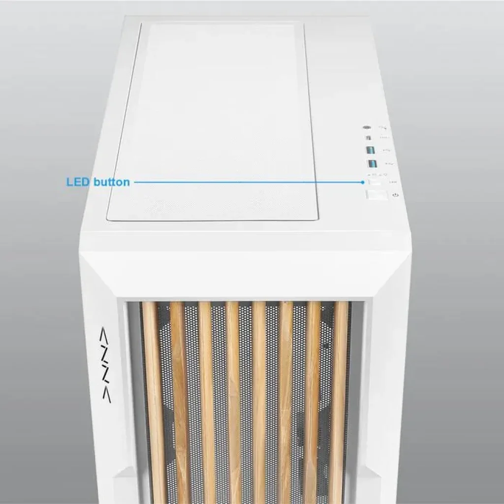 Корпус ATX W/O PSU GUARDIAN WOOD CSAZ-520WW AZZA UA