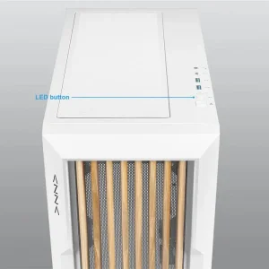 Корпус ATX W/O PSU GUARDIAN WOOD CSAZ-520WW AZZA UA