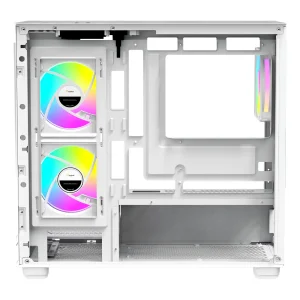 Корпус для комп'ютера MATX W/O PSU GAMMA C52 WH ARGB (GAMMA-C52-WHD300XX-GL) OCYPUS UA