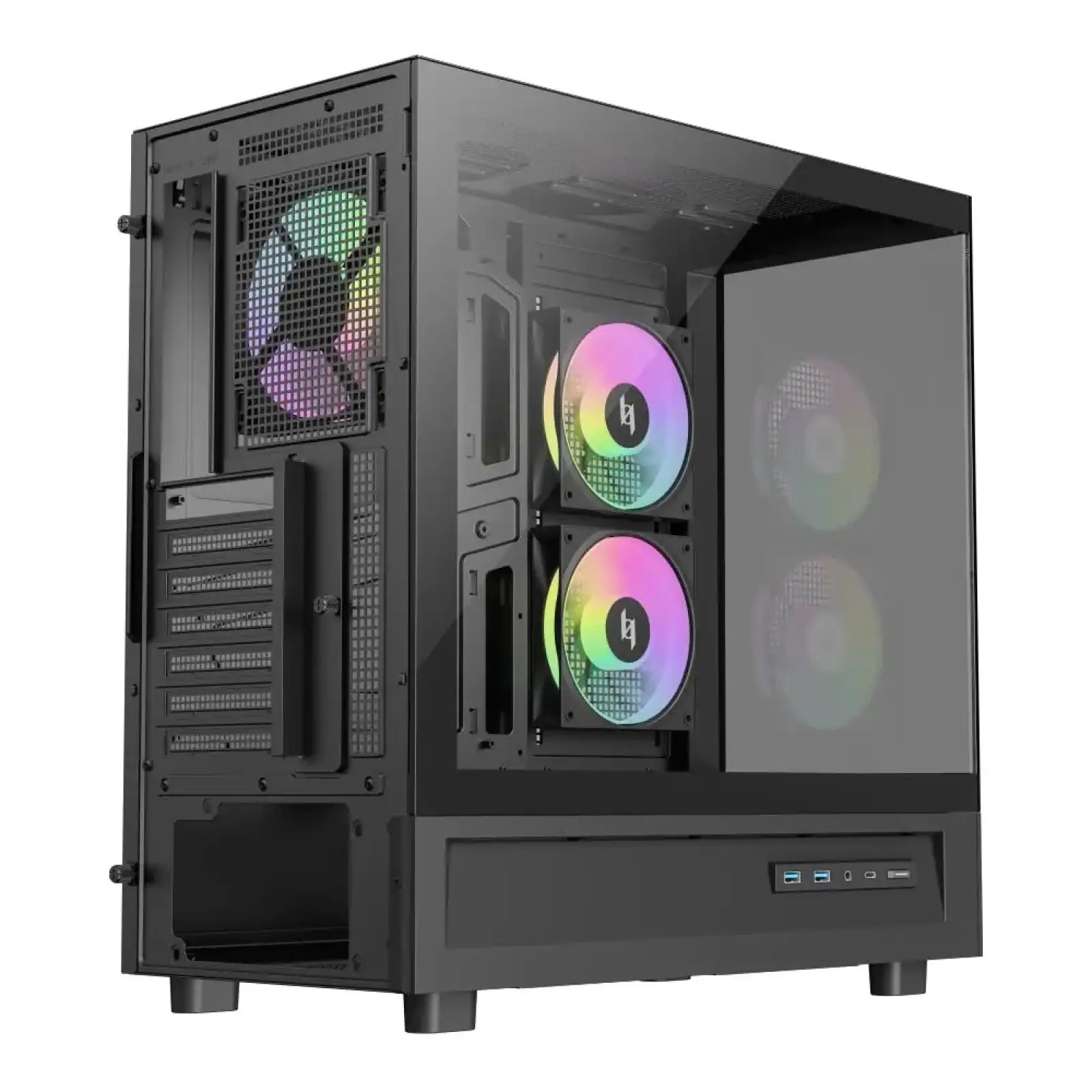 Корпус для комп'ютера ATX W/O PSU NEX C51 BK GAMEMAX UA