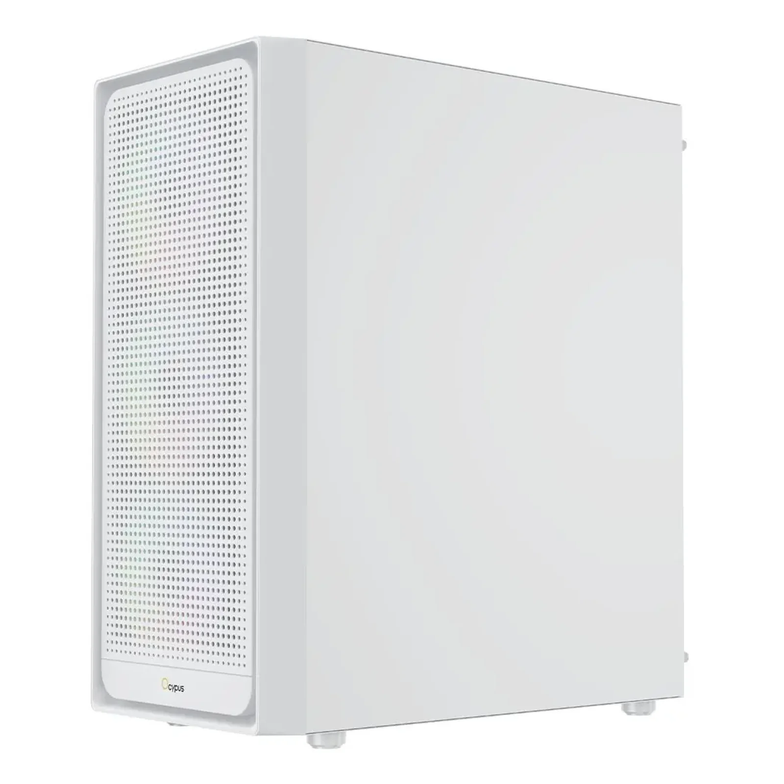 Корпус для комп'ютера MATX W/O PSU GAMMA C50 WH ARGB (GAMMA-C50-WHG400XX-GL) OCYPUS UA