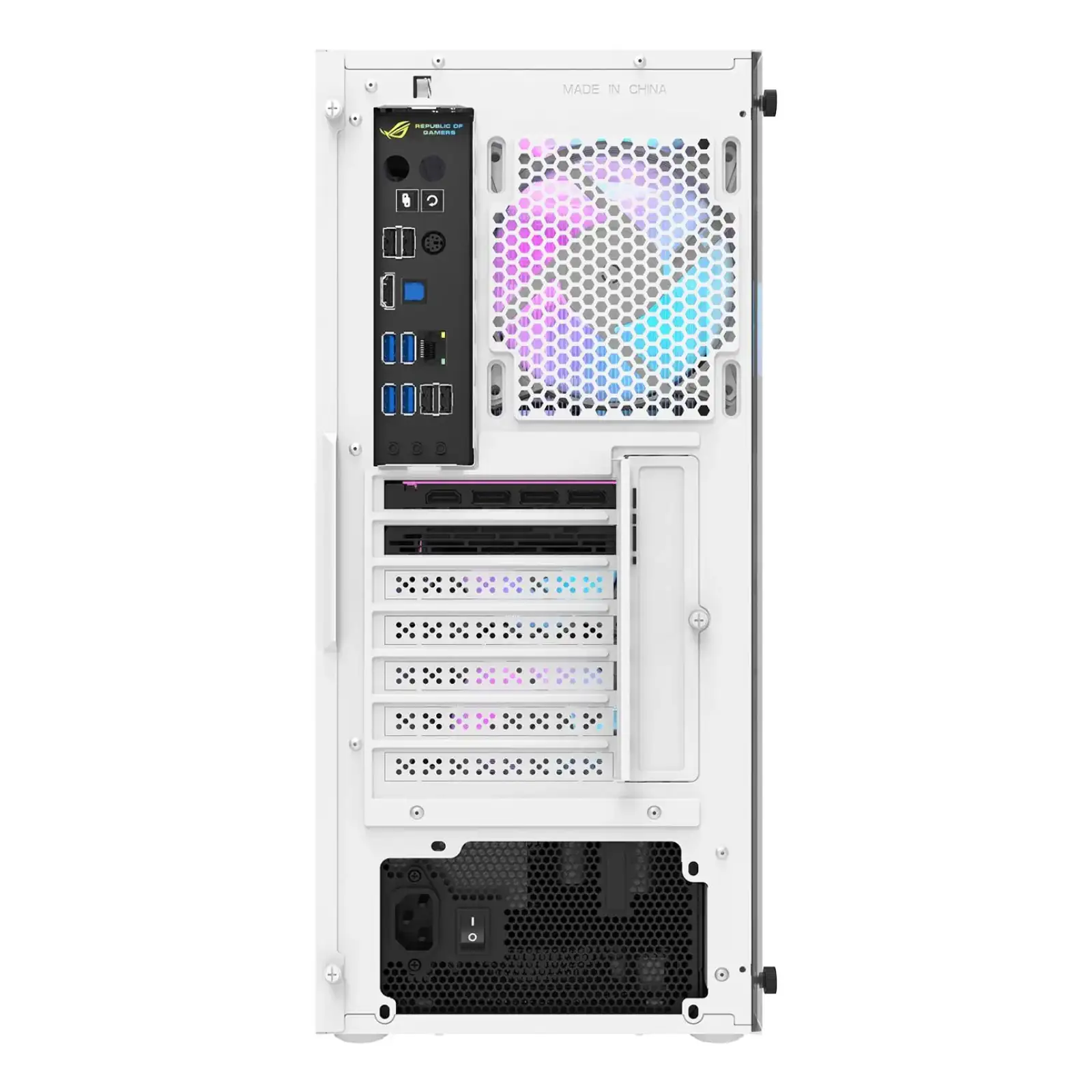 Корпус для комп'ютера DARK FLASH DK352 PLUS ATX без блока живлення, білий (DK352 PLUS WHITE) UA