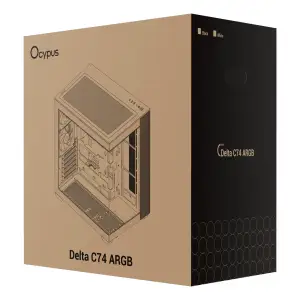 Корпус для комп'ютера ATX W/O PSU DELTA C74 ARGB білий (DELTA-C74-WHD200XX-GL) OCYPUS UA