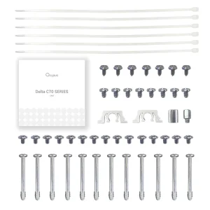 Корпус для комп'ютера ATX W/O PSU DELTA C70 WH ARGB (DELTA-C70-WHG400XX-GL) OCYPUS UA