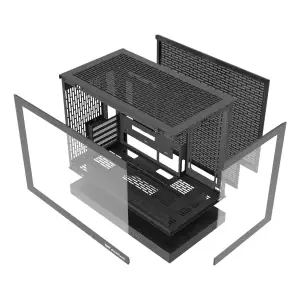 Корпус для комп'ютера MATX W/O PSU F1 BLACK DARK FLASH UA