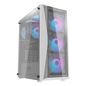 Корпус для комп'ютера DARK FLASH DK352 PLUS ATX без блока живлення, білий (DK352 PLUS WHITE) UA