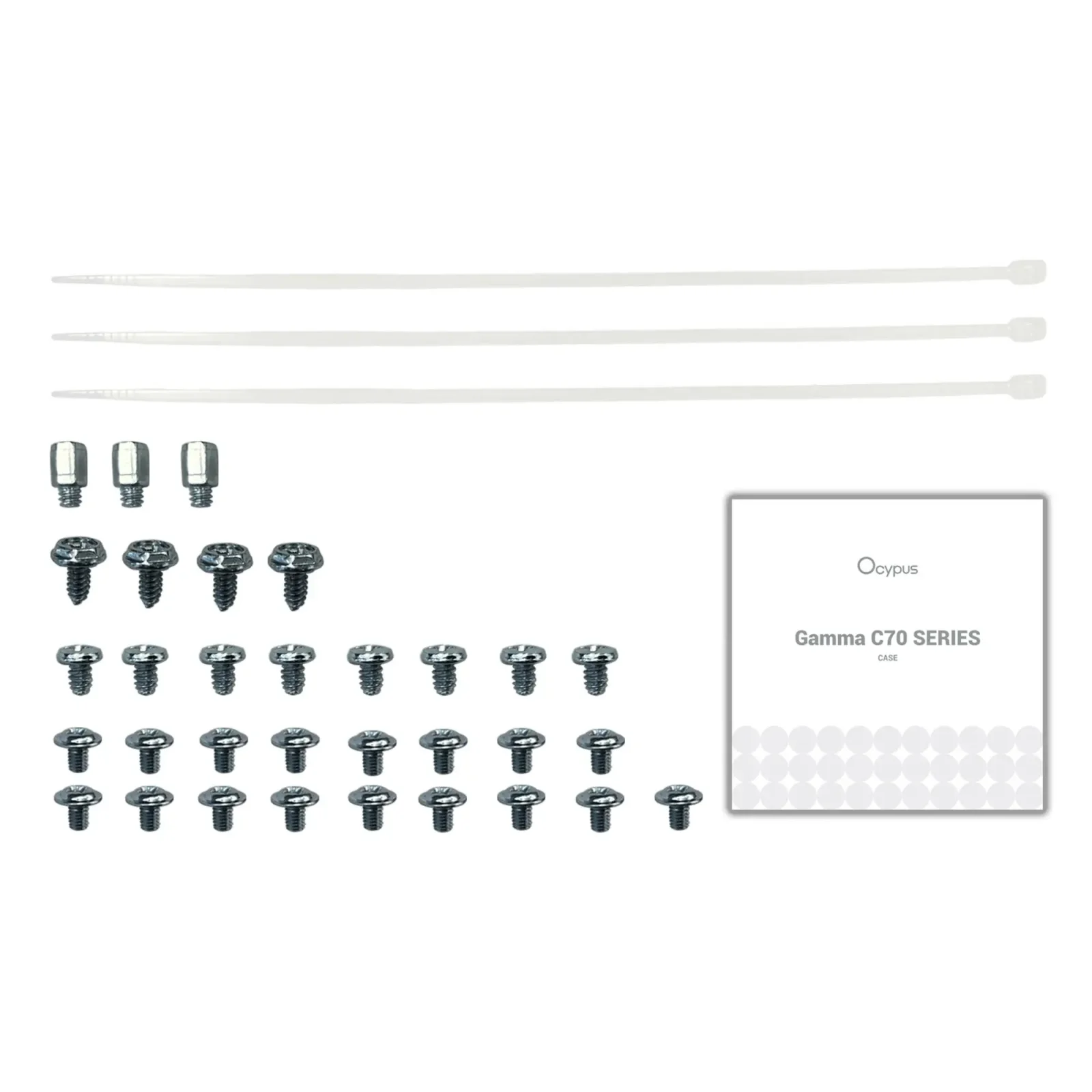 Корпус для комп'ютера ATX W/O PSU GAMMA C70 WH ARGB (GAMMA-C70-WHG400XX-GL) OCYPUS UA