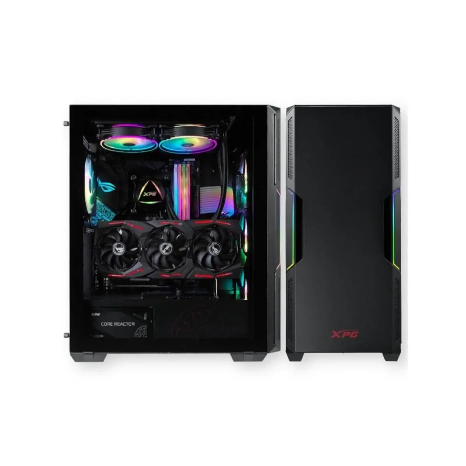 Корпус ADATA ATX W/O PSU BLACK STARKER-BKCWW UA
