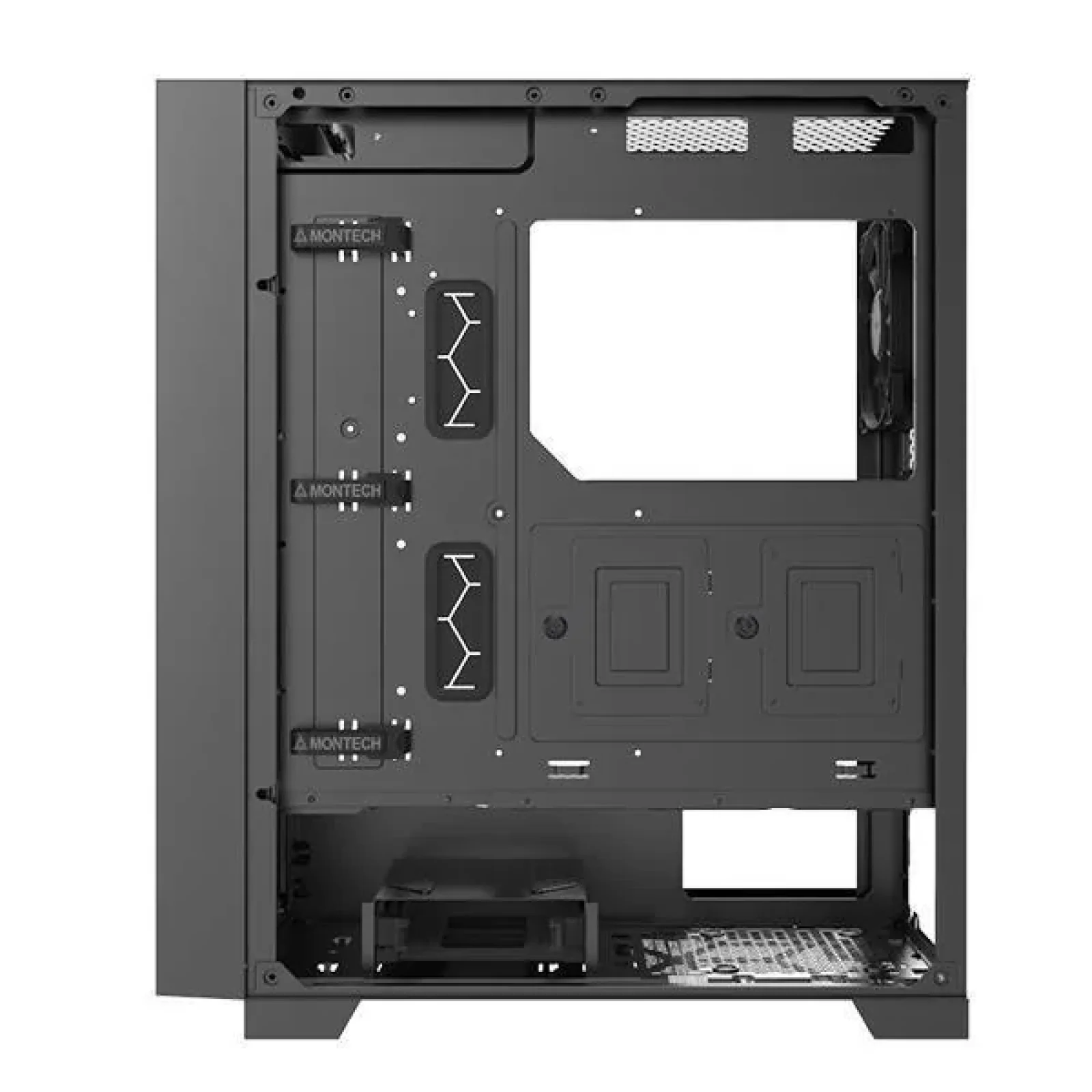 Корпус ATX W/O PSU AIR 1000 LITE (B) MONTECH UA
