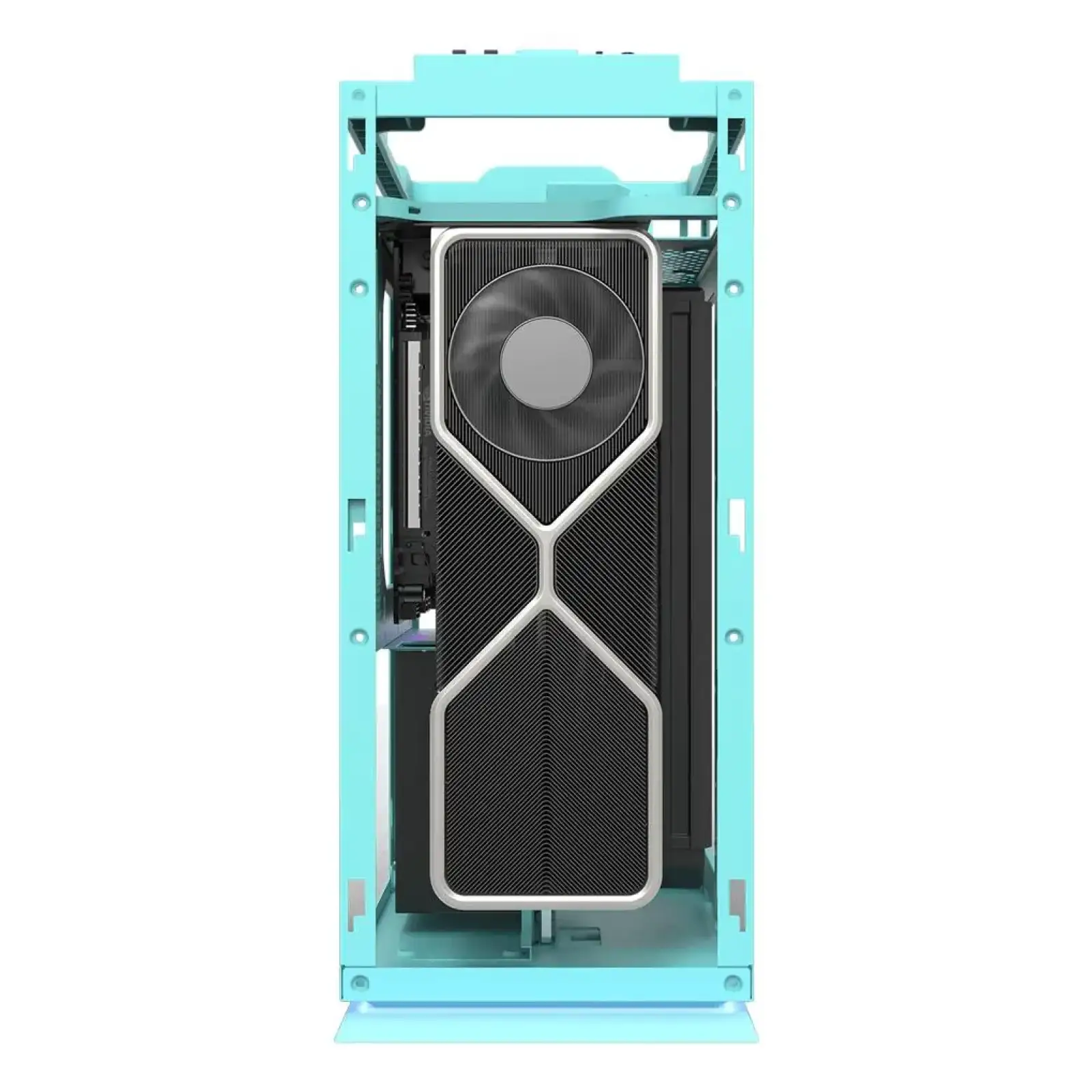 Корпус для комп'ютера DARK FLASH MITX без блока живлення DLH21 м'ятний (DLH21 MINT) UA