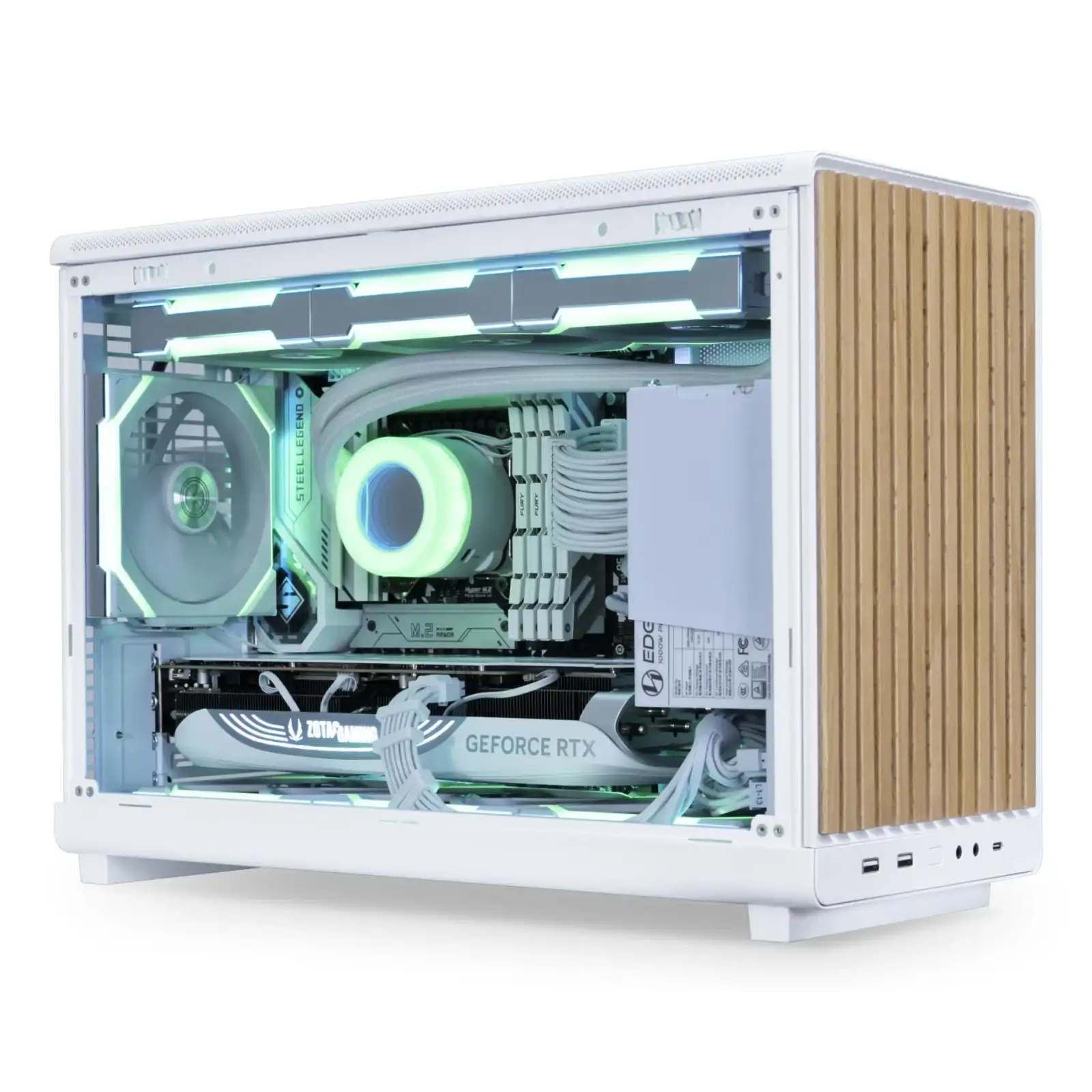 Корпус для комп'ютера MATX W/O PSU WHITE G99.A3W-WDG.00 LIAN LI UA