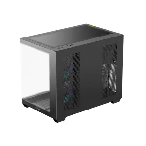 Корпус для комп'ютера MATX W/O PSU GAMMA C54 ARGB чорний (GAMMA-C54-BKD300XX-GL) OCYPUS UA