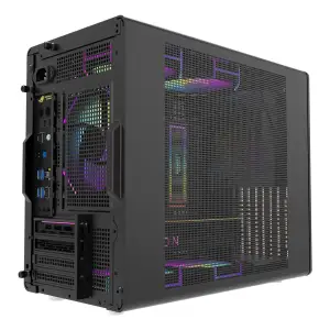 Корпус для комп'ютера DARK FLASH WD200 mATX без блока живлення, чорний (WD200 BLACK) UA