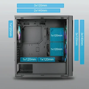 Корпус ATX W/O PSU TORRENT 490 CSAZ-490 AZZA UA