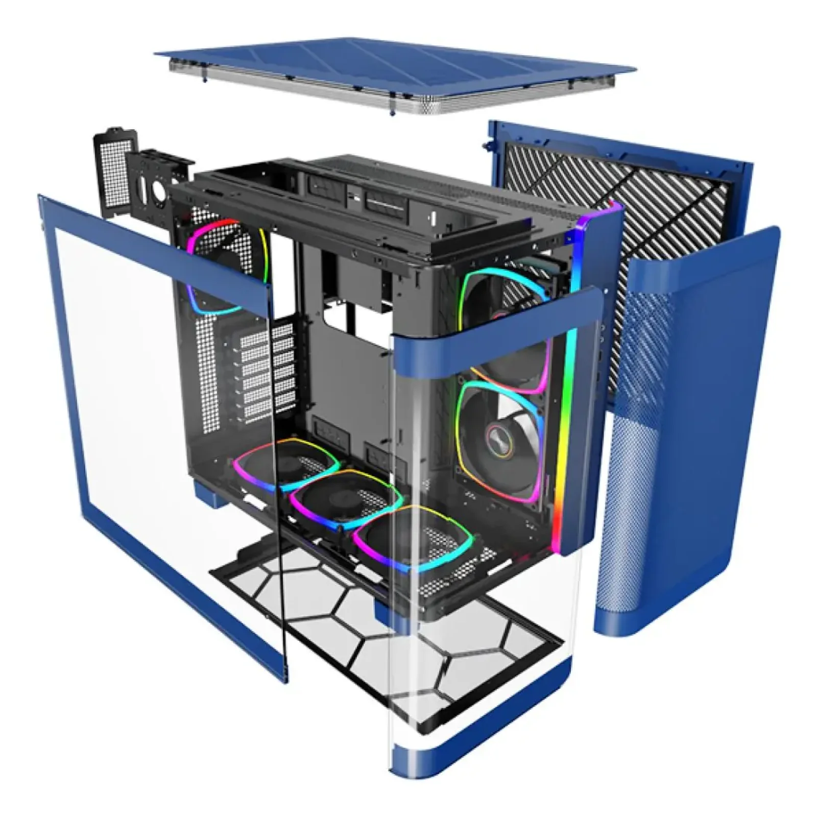 Корпус ATX W/O PSU KING 95 PRO (PB) MONTECH UA