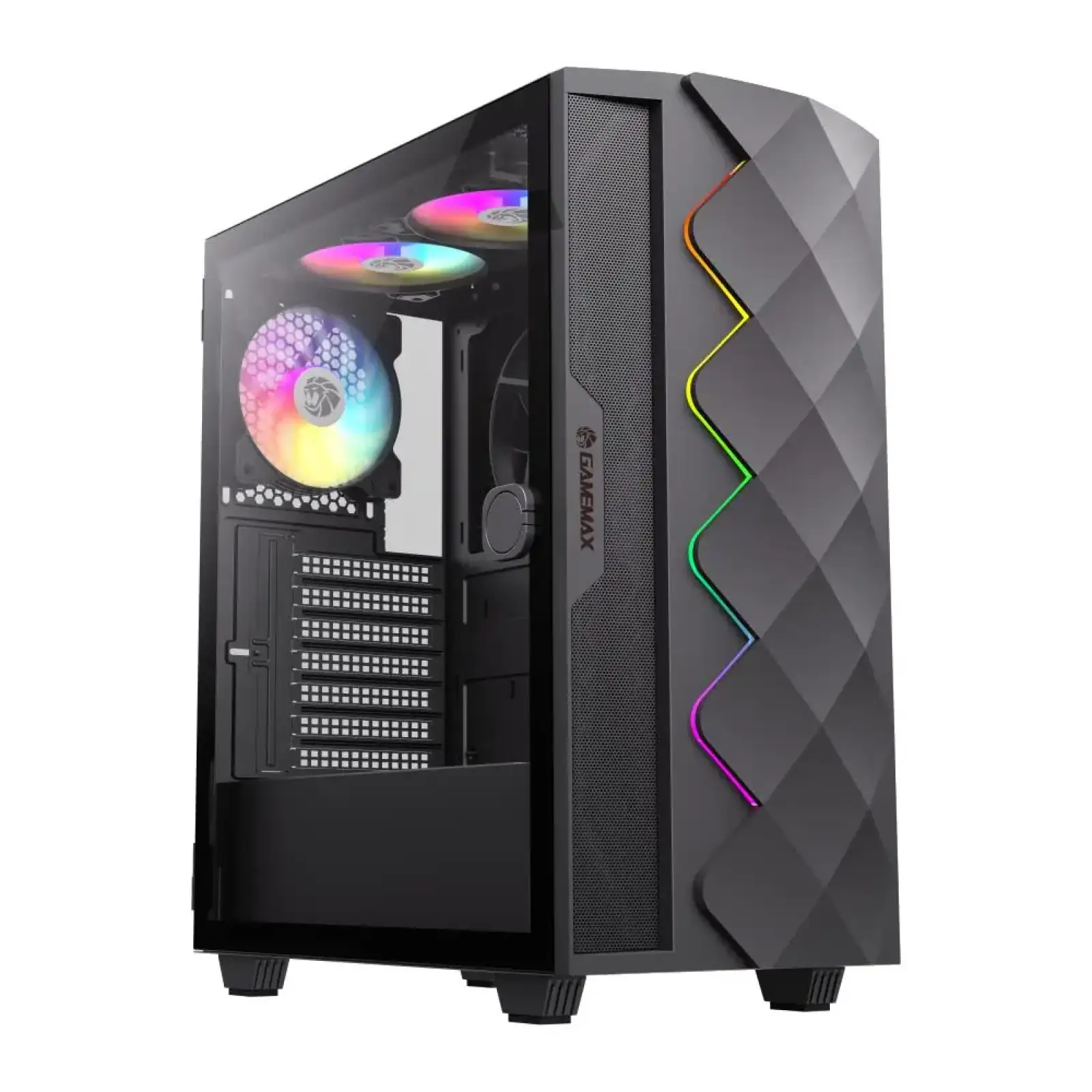Корпус Gamemax Black Diamond CP BK UA