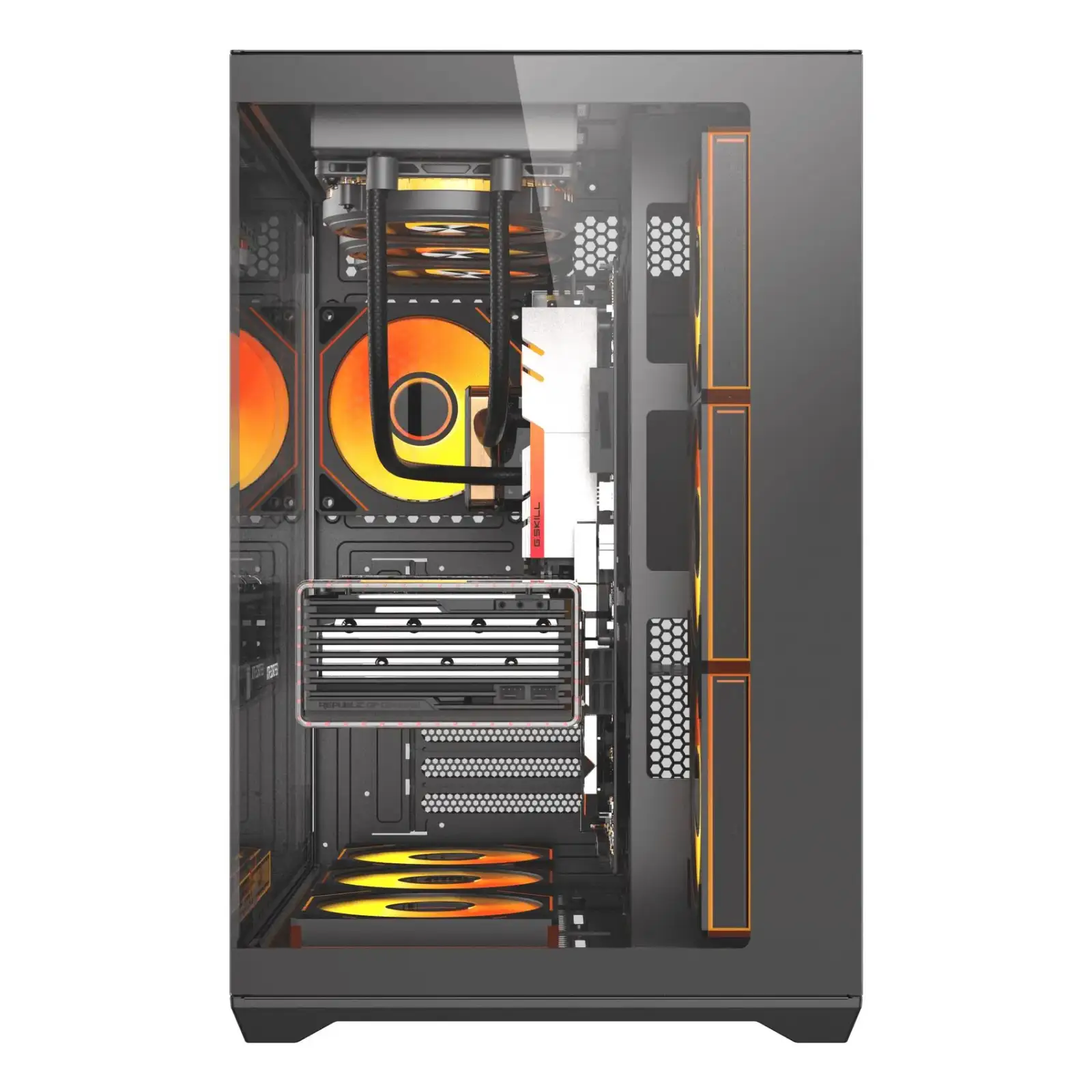 Корпус для комп'ютера DARK FLASH C280 EATX без блока живлення, чорний (C280 BLACK) UA