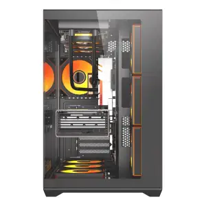 Корпус для комп'ютера DARK FLASH C280 EATX без блока живлення, чорний (C280 BLACK) UA