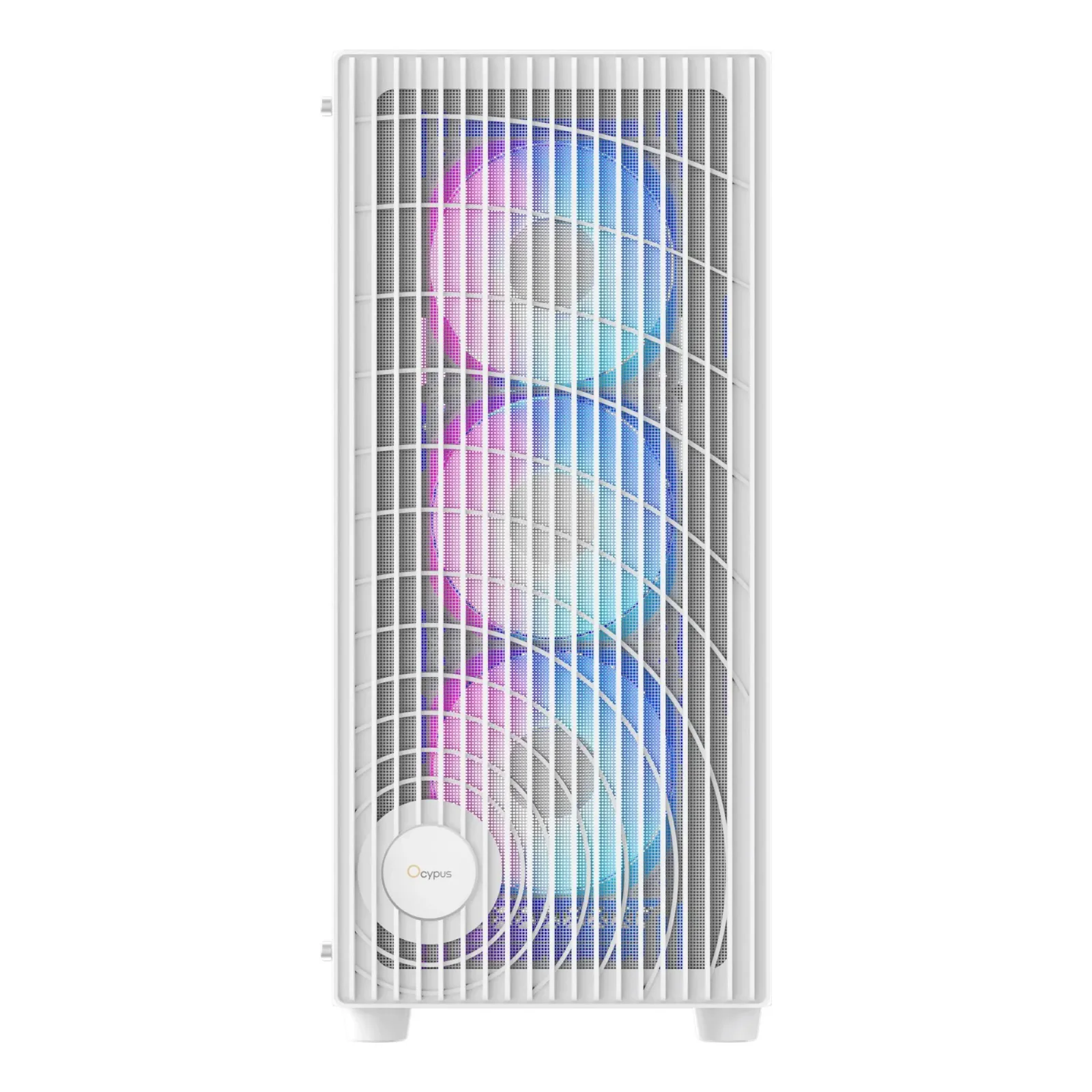 Корпус для комп'ютера ATX W/O PSU GAMMA C70 WH ARGB (GAMMA-C70-WHG400XX-GL) OCYPUS UA