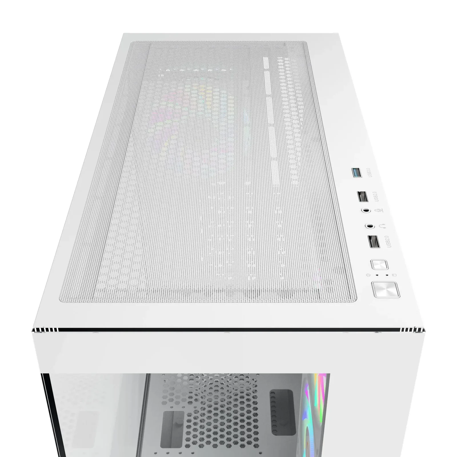 Корпус для комп'ютера ATX W/O PSU GAMMA C72 WH ARGB (GAMMA-C72-WHD400XX-GL) OCYPUS UA