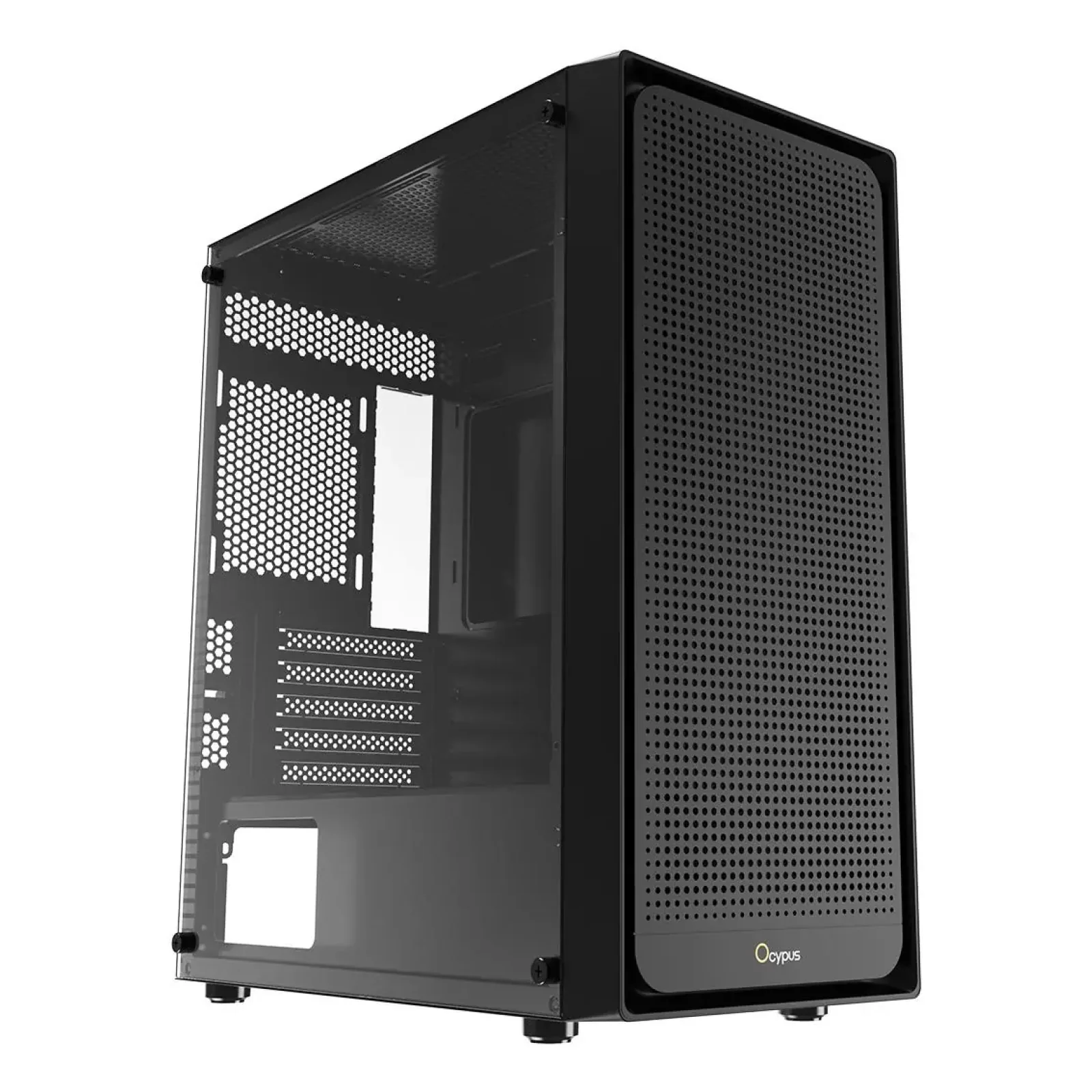 Корпус для комп'ютера MATX W/O PSU GAMMA C50 BK (GAMMA-C50-BKG000XX-GL) OCYPUS UA