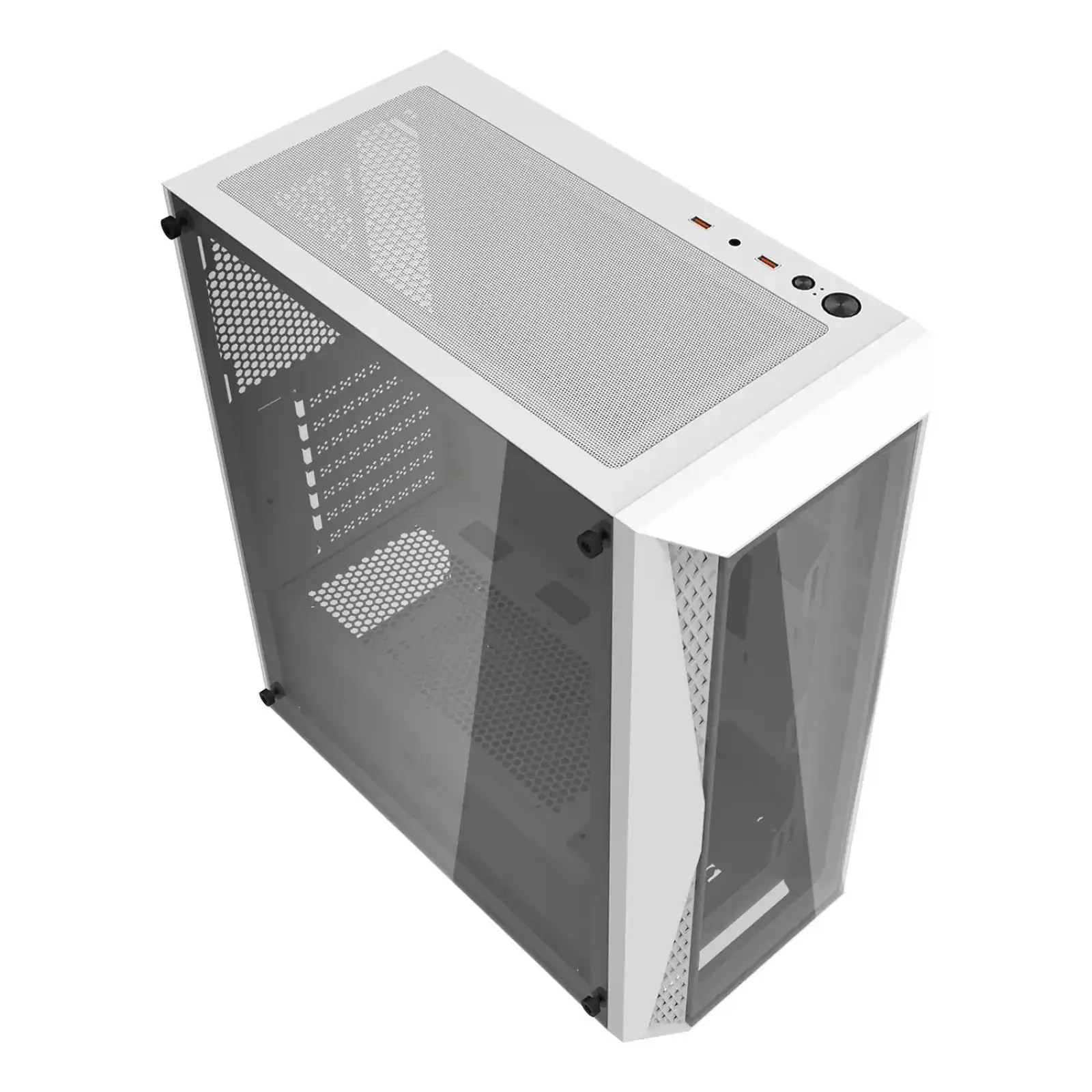 Корпус для комп'ютера DARK FLASH DK352 PLUS ATX без блока живлення, білий (DK352 PLUS WHITE) UA