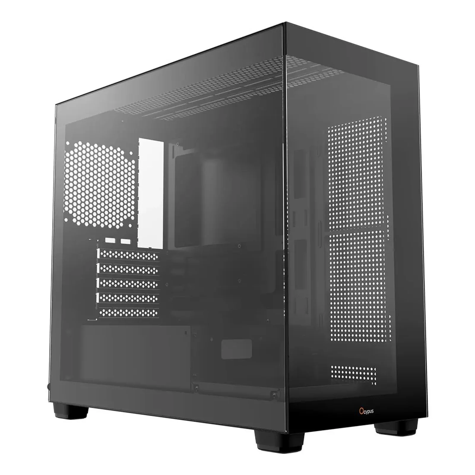 Корпус для комп'ютера MATX W/O PSU GAMMA C52 BK (GAMMA-C52-BKD000XX-GL) OCYPUS UA