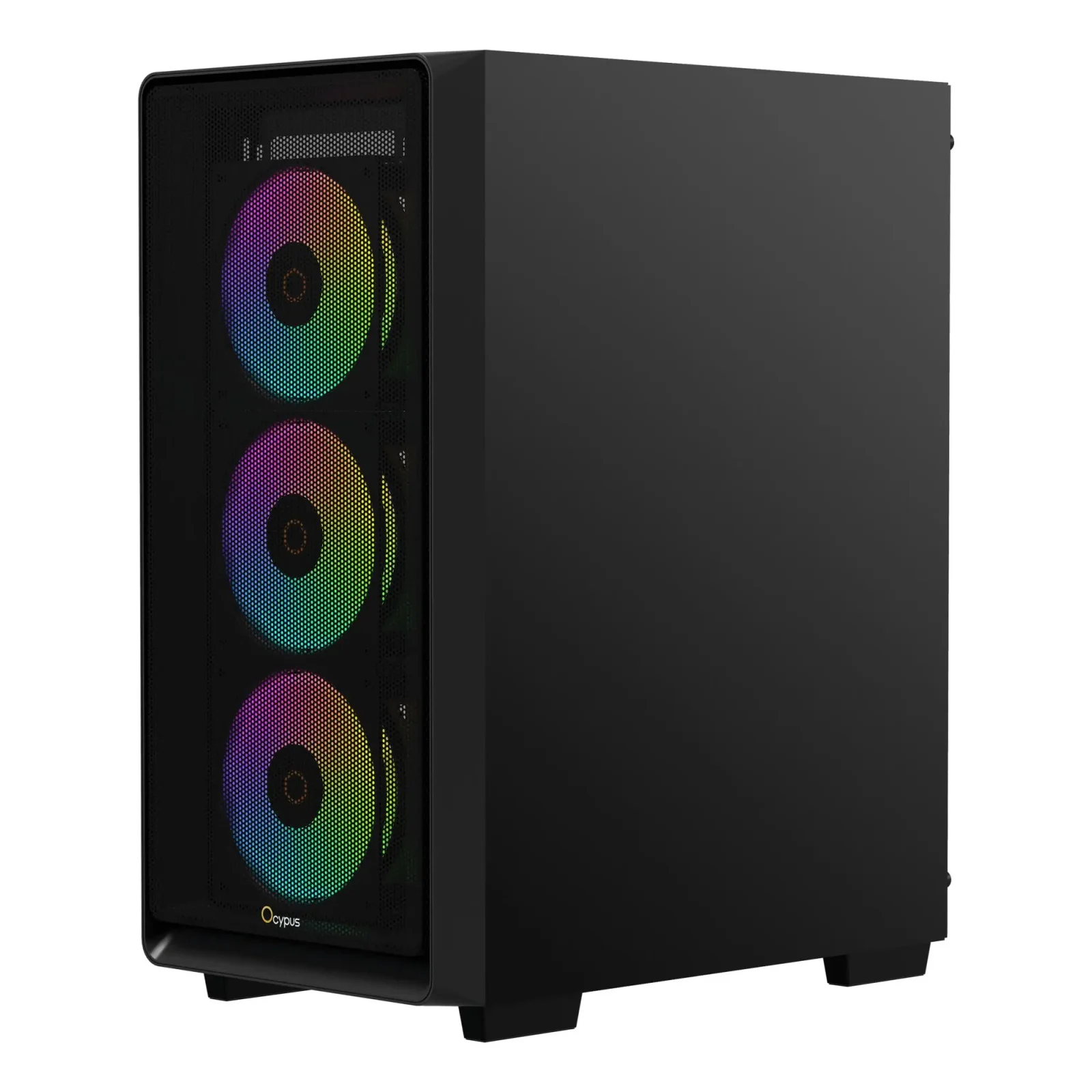 Корпус для комп'ютера ATX W/O PSU GAMMA C60 BK ARGB (GAMMA-C60-BKG400XX-GL) OCYPUS UA