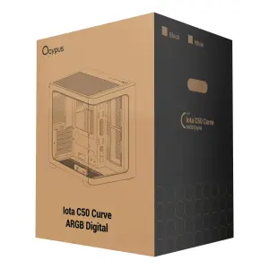 Корпус для комп'ютера IOTA C50 WH CURVE ARGB DIGITAL (IOTA-C50-WHD300CD-GL) OCYPUS UA