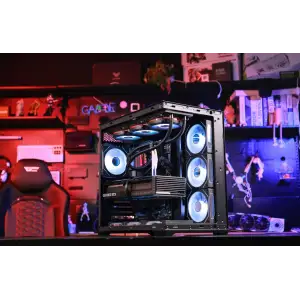 Корпус для комп'ютера DARK FLASH C280 EATX без блока живлення, чорний (C280 BLACK) UA