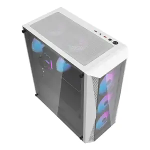 Корпус для комп'ютера DARK FLASH DK352 PLUS ATX без блока живлення, білий (DK352 PLUS WHITE) UA