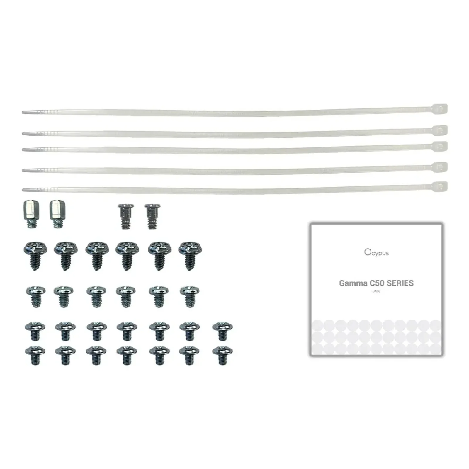 Корпус для комп'ютера MATX W/O PSU GAMMA C50 WH ARGB (GAMMA-C50-WHG400XX-GL) OCYPUS UA