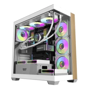 Корпус для комп'ютера DARK FLASH ATX без блока живлення DS900W білий (DS900W WHITE) UA